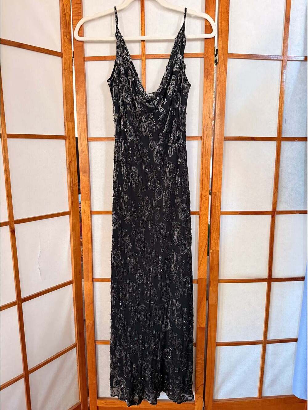 Black Beaded Dress